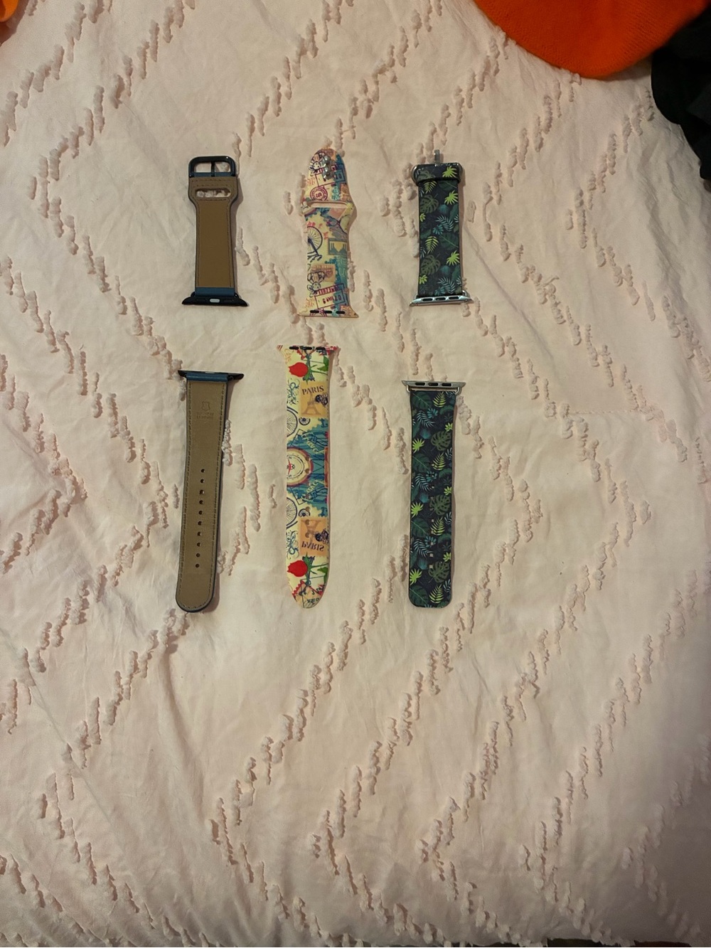 Interchangeable Patterned Apple Watch Bands - Floral & Tropical Styles